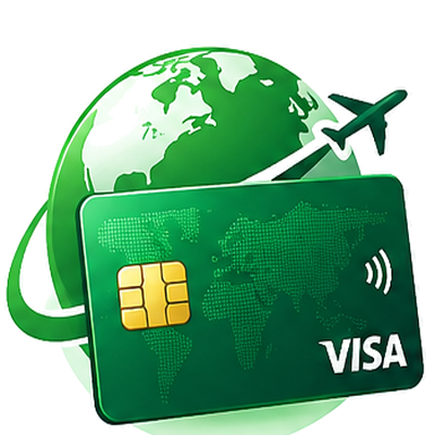 Foreign currency prepaid card.