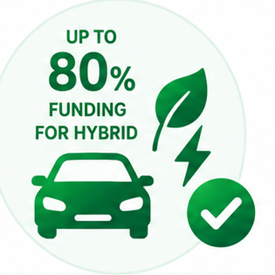 Up to 80% funding for hybrid