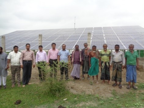 Solar irrigation pump and Bio-gas plant financed by Trust Bank Limited.