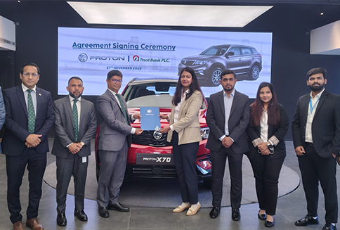 ট্রাস্ট ব্যাংক ও র‌্যানকন কারস লিমিটেডের মধ্যে চুক্তি স্বাক্ষর