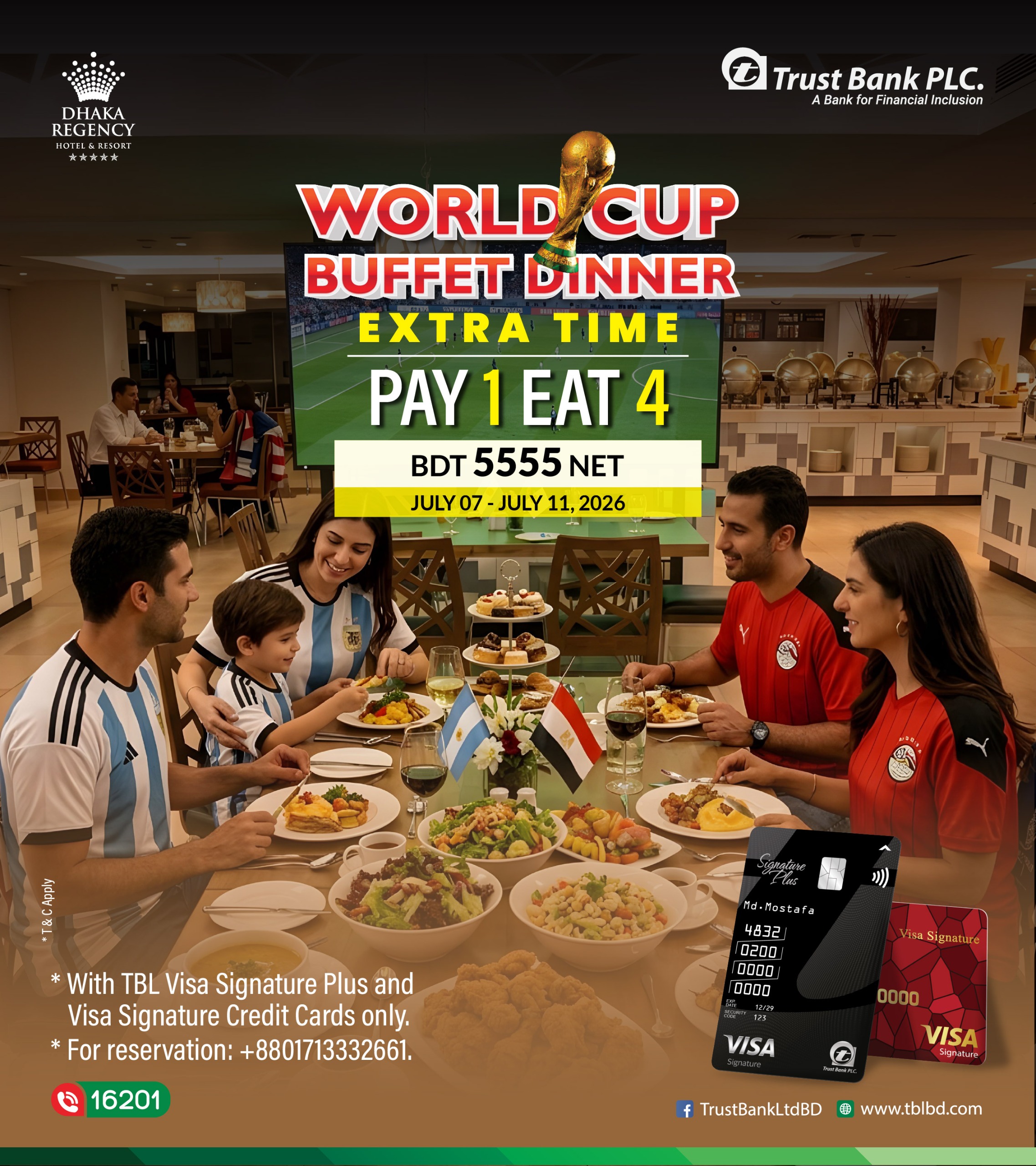 World Cup Buffet Dinner Offer